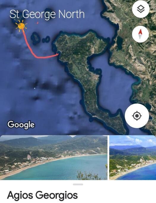 Appartement Corfu Escape Four Agios Georgios Pagon